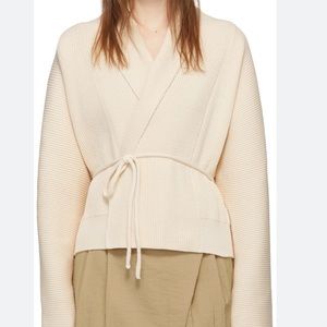 Le 17 Septembre shawl-lapel tie-waist cardigan